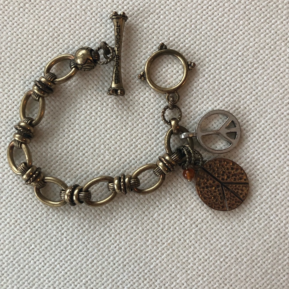 Lucky Brand peace bracelet